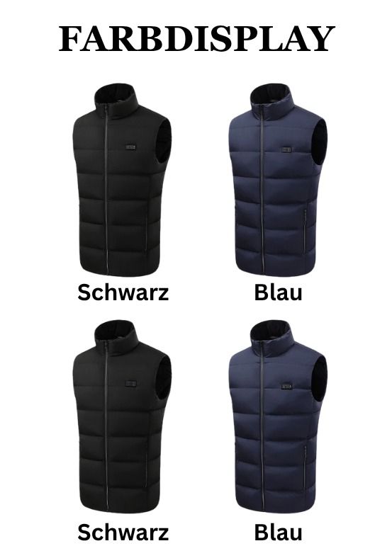 🌡️ 9-Zonen Heizweste für Damen und Herren