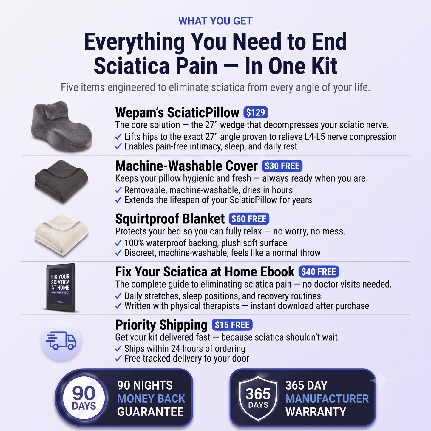 Wepam's SciaticPillow