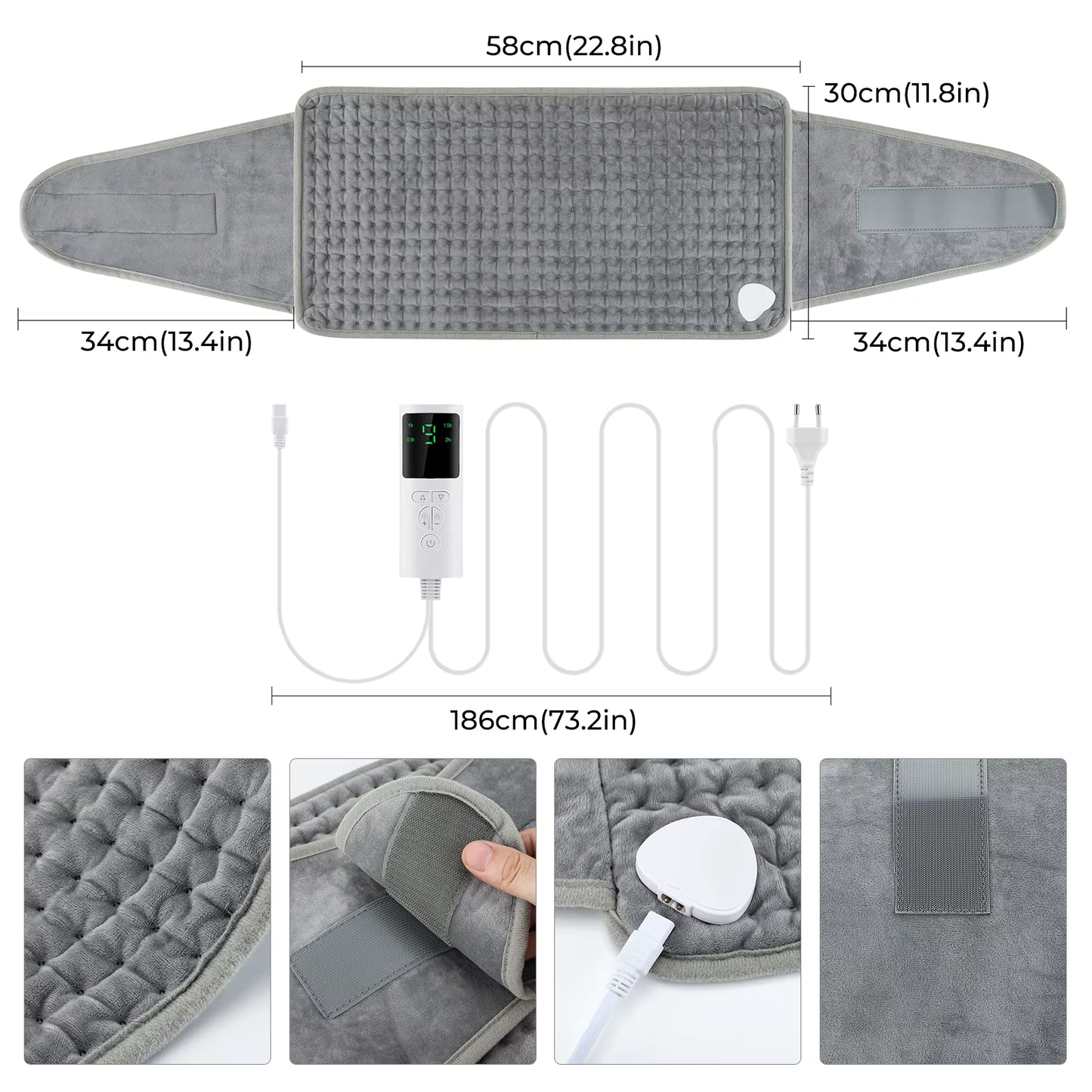 🔥 Elektrischer Rückenwärmer