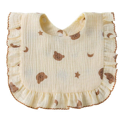 💞 Baby Lätzchen aus Musselin