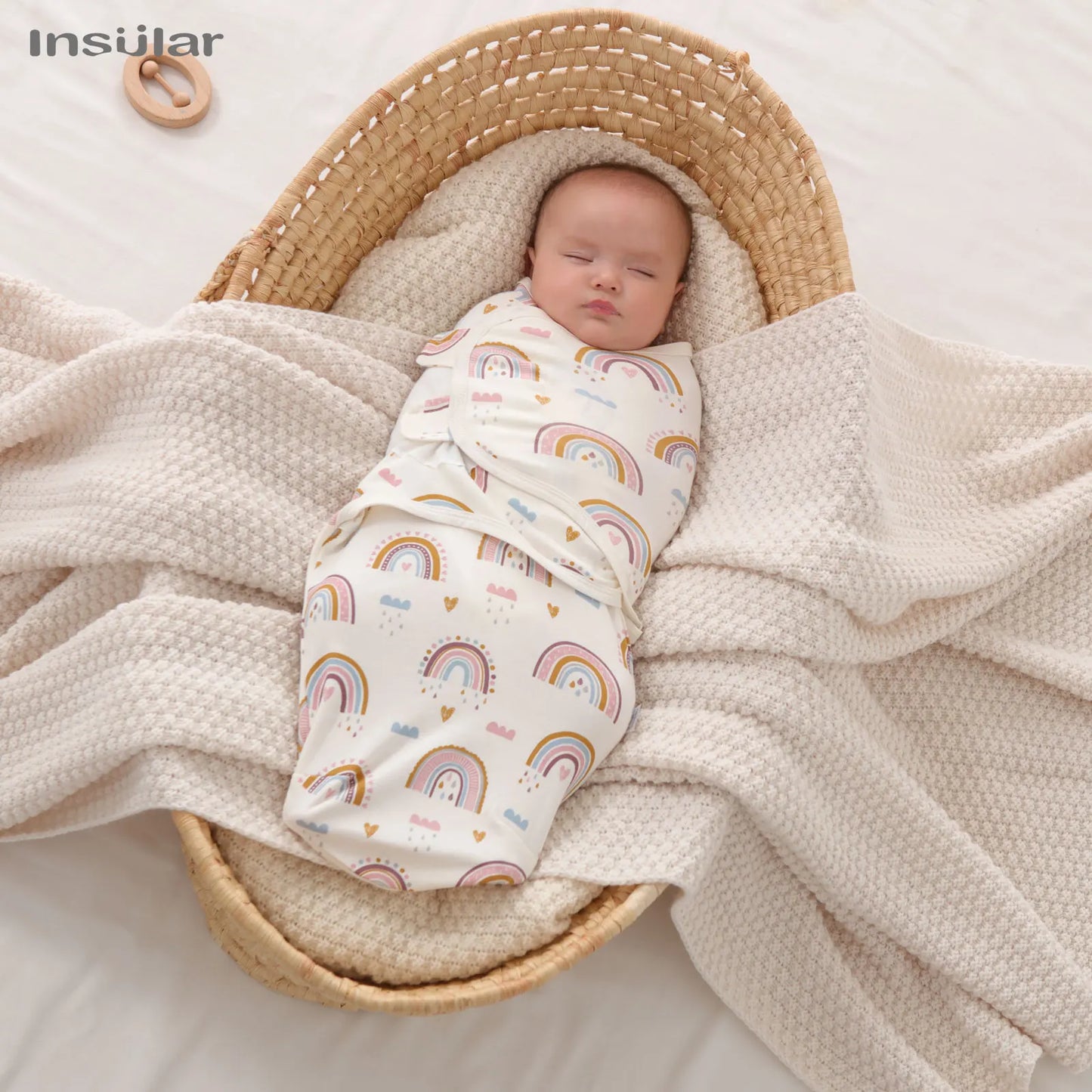 🌙 Baby Pucksack aus Baumwolle