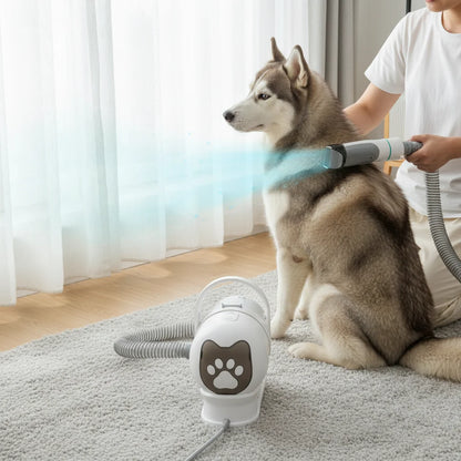 Professioneller Hunde Grooming Staubsauger – Leise & Leistungsstark (7-in-1 Set)
