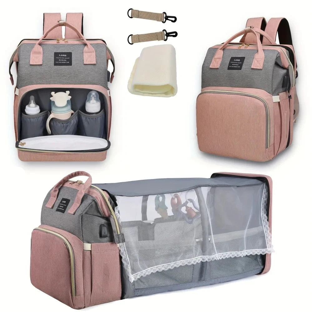 🎒 3 in 1 Faltbare Mama-Tasche