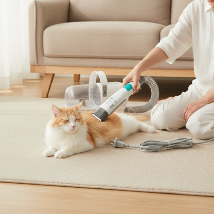 Professioneller Hunde Grooming Staubsauger – Leise & Leistungsstark (7-in-1 Set)