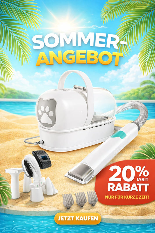 7-in-1 Hunde Grooming Staubsauger